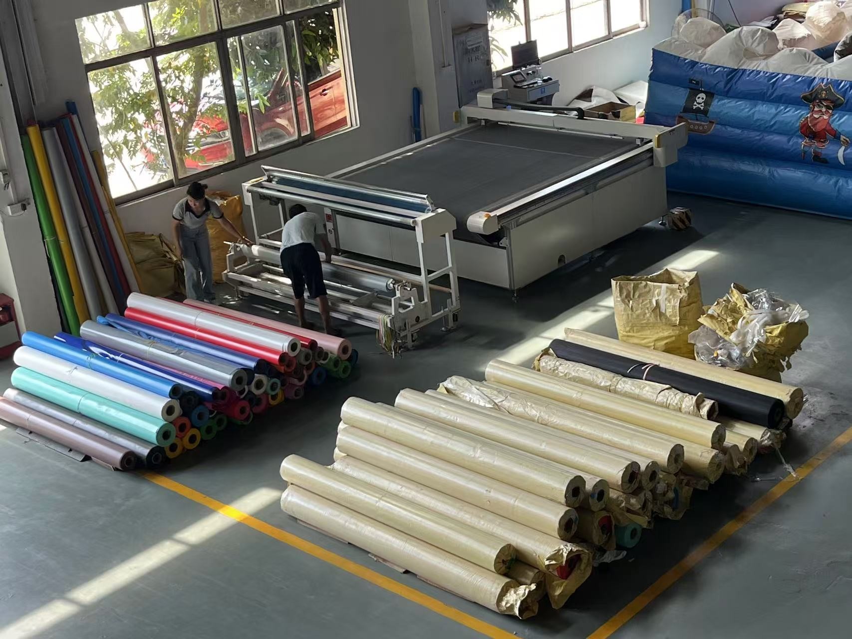 Guangzhou Kule Amusement Equipment Co.,Ltd สายการผลิตของโรงงาน