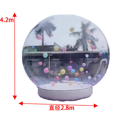 PVC บอลลูนอัดลม บ้านกระโปรงโปร่งใสสําหรับการถ่ายภาพที่ดี