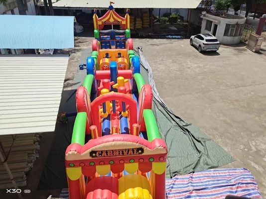 สนามแข่งขันอุปสรรคคาร์นาวาลแบบอัดลม สําหรับเช่าและขาย
