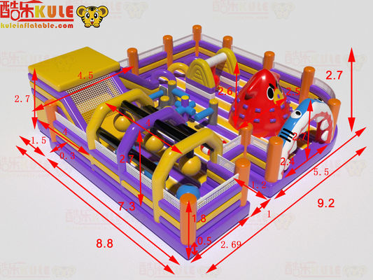 สนามกีต้าร์กีต้าร์ Angry Birds ที่มีอุปสรรคสําหรับเด็ก