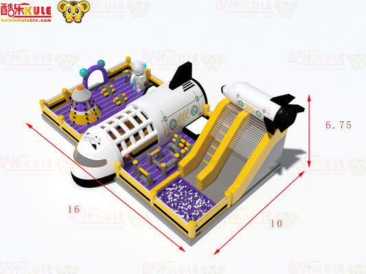 สนามบิน Theme Inflatable Bouncy Castle 160 SQM เกรดการค้า