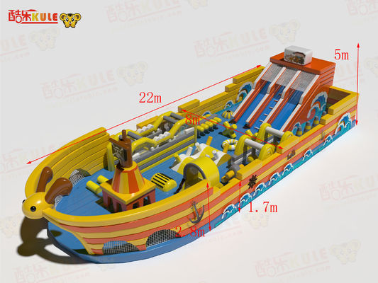 เรือโจรสลัดลม พังปราสาทบ๊อบบี้ด้วยสไลด์ใหญ่