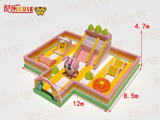 เด็ก สวนสัตว์ ปราสาทอัดลม ที่กําหนดเองด้วยเกมส์