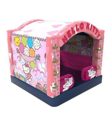 สวัสดี-Kitty เด็ก inflatable สวนสนุก Castle Bouncy เล็ก
