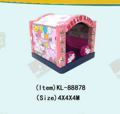 สวัสดี-Kitty เด็ก inflatable สวนสนุก Castle Bouncy เล็ก