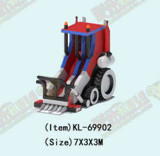 บูลโดเจอร์ สลอยแห้งแบบอัดลม ให้เช่า สวนสนุกสําหรับเด็ก
