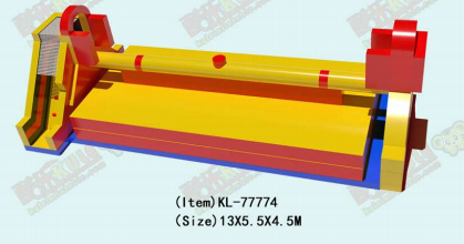 สีเหลือง - สีแดง โครงสร้างการเล่นแบบอัดอัด