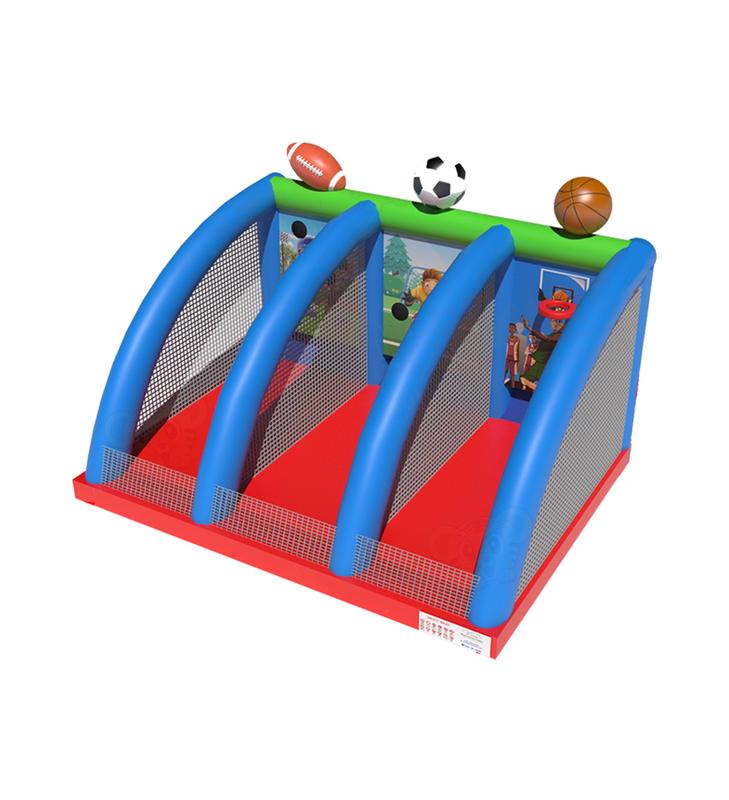 3 - ลูกบอลเป่าลมสีสำหรับกีฬา - บล็อก - สนามเด็กเล่นกีฬายิง