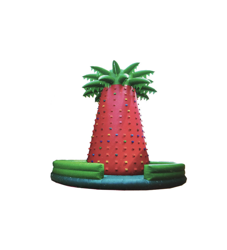 Pineapple - Formed Inflatable Rock Climbing Wall: Colorful Holds & Fun