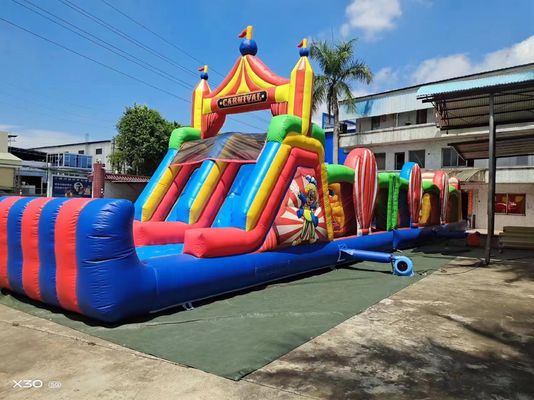 สนามแข่งขันอุปสรรคคาร์นาวาลแบบอัดลม สําหรับเช่าและขาย